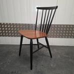 vintage houten stoel eetkamerstoel bureaustoel spijlenstoel, Huis en Inrichting, Stoelen, Ophalen, Gebruikt, Bruin, Eén