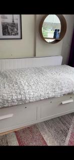 Ikea BRIMNES bed + matras - Gebruikt, Ophalen, Gebruikt, Eenpersoons, Wit