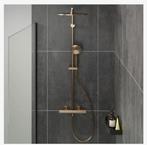 Regendouche set rose gold (met thermostaatkraan), Doe-het-zelf en Verbouw, Ophalen of Verzenden, Nieuw, Koper, Douche