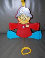 Vintage fisher price 423 jumping jack trekpop uit 1978., Ophalen of Verzenden, Gebruikt, Duw- of Trekspeelgoed, Met geluid