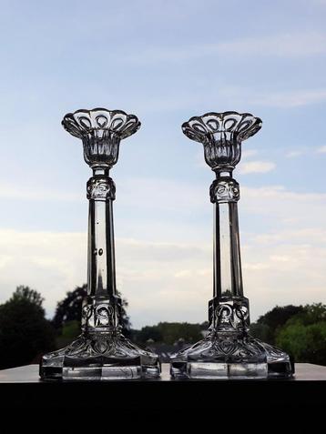 Stel Kandelaars Brockwitz Art Deco 1915 beschikbaar voor biedingen