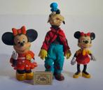2457 Disney, Goofy, 2 x Minnie, Ophalen of Verzenden, Overige figuren, Gebruikt, Beeldje of Figuurtje