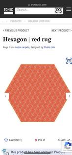 6-hoekig design kleed STUDIO JOB Hexagon 250x290, Gebruikt, 200 cm of meer, Ophalen of Verzenden, Overige vormen