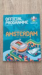 TE KOOP: EURO2020 OFFICIAL PROGRAMME AMSTERDAM, Verzamelen, Sportartikelen en Voetbal, Nieuw, Boek of Tijdschrift, Overige binnenlandse clubs
