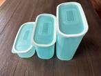 Tupperware Ruimtespaarders, set 3 stuks - Zo goed als nieuw!, Huis en Inrichting, Keuken | Tupperware, Ophalen of Verzenden, Zo goed als nieuw