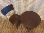 Buisframe Stoel & Tafel - Gispen Style, Huis en Inrichting, Gebruikt, Bruin, Gispen Style, Ophalen of Verzenden