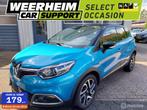 Renault Captur 0.9 TCe Dynamique|Navi|Cruise, Voorwielaandrijving, 898 cc, Met garantie (alle), Blauw