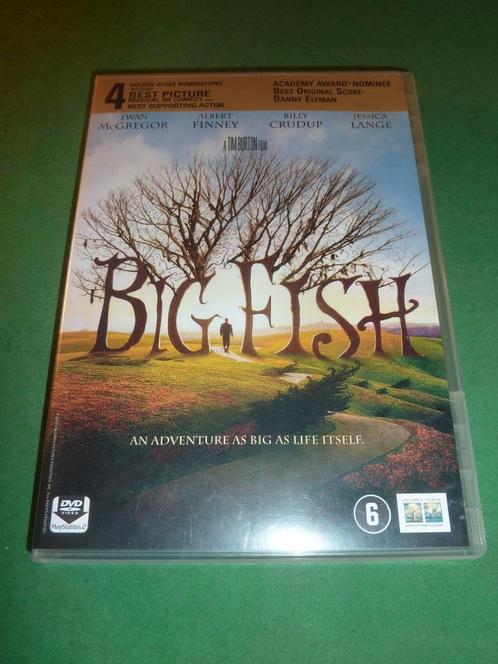 Big fish Tim Burton Dvd Met Albert Finney, Cd's en Dvd's, Dvd's | Filmhuis, Zo goed als nieuw, Overige gebieden, Alle leeftijden