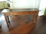 SIDETABLE-TAFEL, Ophalen, Gebruikt, Teakhout, ANTIEK