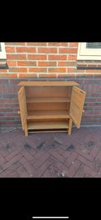 Houten Wandkastje Schoenenkast, Ophalen of Verzenden, Gebruikt