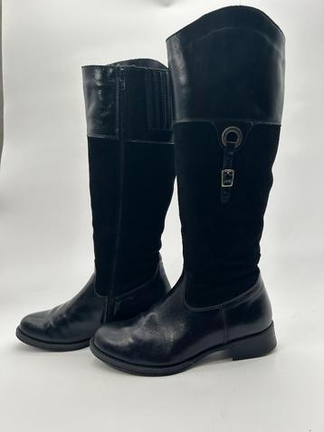 JJFW, maat 40 mooie zwarte laarzen met smalle schacht  beschikbaar voor biedingen