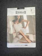 Wolford velvet lace lace capri zwart nieuwprijs maat S €52, Maat 36/38 (S), Zwart, Nieuw, Wolford