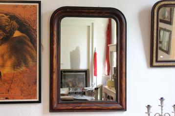 Brocante - Warme antieke spiegel, Louis Philippe! beschikbaar voor biedingen