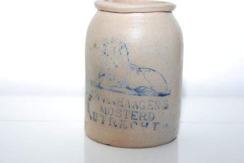 J. W. van Haagen's Mosterd Utrecht., Antiek en Kunst, Antiek | Keramiek en Aardewerk, Ophalen of Verzenden