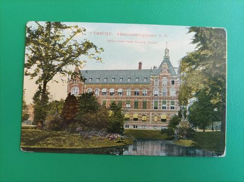 4.2. Utrecht, Administratie gebouw S.S.. klein formaat, Verzamelen, Ansichtkaarten | Nederland, Ongelopen, Utrecht, Verzenden