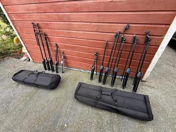 K&M Konig & Meyer microfoon statieven + softcases beschikbaar voor biedingen