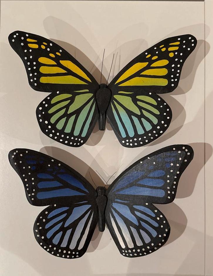 Mooie vlinder wanddecoratie, Huis en Inrichting, Woonaccessoires | Wanddecoraties, Nieuw, Ophalen
