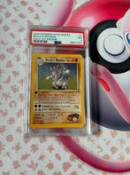 Brock's Rhydon Holo - Gym Heroes - PSA 7, Ophalen of Verzenden, Zo goed als nieuw, Losse kaart, Foil