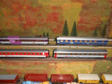 Märklin 4125 4180 4182 4268 Zwitserse personentrein SBB CFF beschikbaar voor biedingen