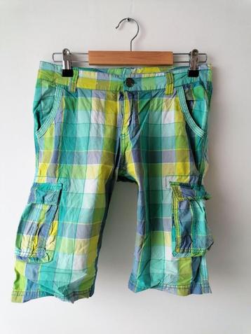 HEMA geruite korte broek shorts, maat 158/164 beschikbaar voor biedingen