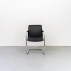 4 Vitra Unix Chair Zwart slede stapelbaar Nieuw, Huis en Inrichting, Niet ingevuld, Metaal, Niet ingevuld, Nieuw