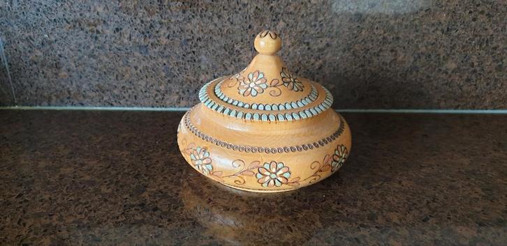 Mooi bewerkt vintage doosje, Antiek en Kunst, Curiosa en Brocante, Ophalen of Verzenden