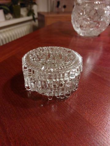 Antiek Kristallen Sieradendoosje - Begin 20e Eeuw beschikbaar voor biedingen