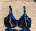 Prima donna set 80E full cuo zwart bruin met kobalt, Verzenden, Prma donna, BH