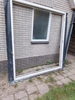 Gebruikt Kozijn met Openslaande Deuren, Doe-het-zelf en Verbouw, Ophalen, 120 cm of meer, Buitendeur, 200 tot 215 cm