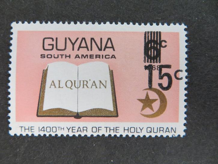 A01198: Guyana  15 c, Postzegels en Munten, Postzegels | Amerika, Noord-Amerika, Ophalen of Verzenden