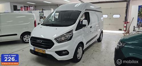 Ford Transit Custom 320 2.0 TDCI L2H2 Omvormer kasten, Auto's, Bestelauto's, Bedrijf, Lease, Financial lease, ABS, Achteruitrijcamera