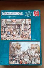 Anton Pieck puzzels 2x 1000st.  Apotheek en Koets op de brug, Hobby en Vrije tijd, Denksport en Puzzels, Ophalen, 500 t/m 1500 stukjes