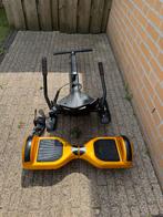 Hooverboard + kart, Ophalen, Zo goed als nieuw