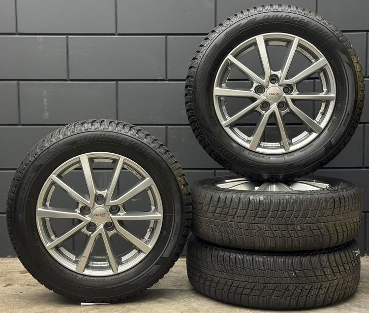 16 inch Platin Wheels Seat Arona 5x100 ET45 Bridgestone, Auto-onderdelen, Banden en Velgen, Banden en Velgen, Winterbanden, 16 inch