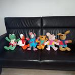 Kikker en vriendjes handpoppen incl. sjaaltjes., Ophalen of Verzenden, Zo goed als nieuw, Overige typen