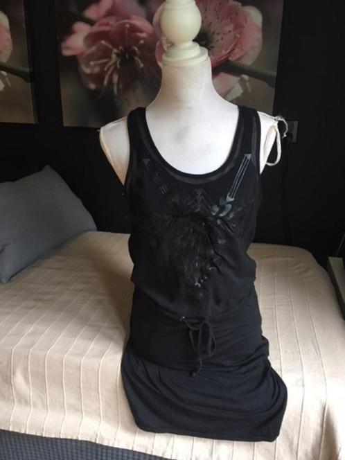 zomers jurkje van Anna Scott, Kleding | Dames, Jurken, Zo goed als nieuw, Maat 36 (S), Zwart, Knielengte, Verzenden