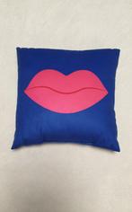 Sierkussen klein 29x29cm, Ophalen of Verzenden, Zo goed als nieuw, Blauw, Vierkant