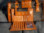 Pierre Cardin Handtas Set Echt Leder, Ophalen of Verzenden, Gebruikt, Bruin, Handtas