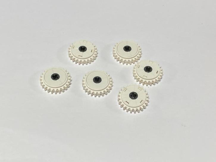 Partij 5x nieuwe witte Lego Technic tandwiel koppeling, Kinderen en Baby's, Speelgoed | Duplo en Lego, Nieuw, Lego, Losse stenen