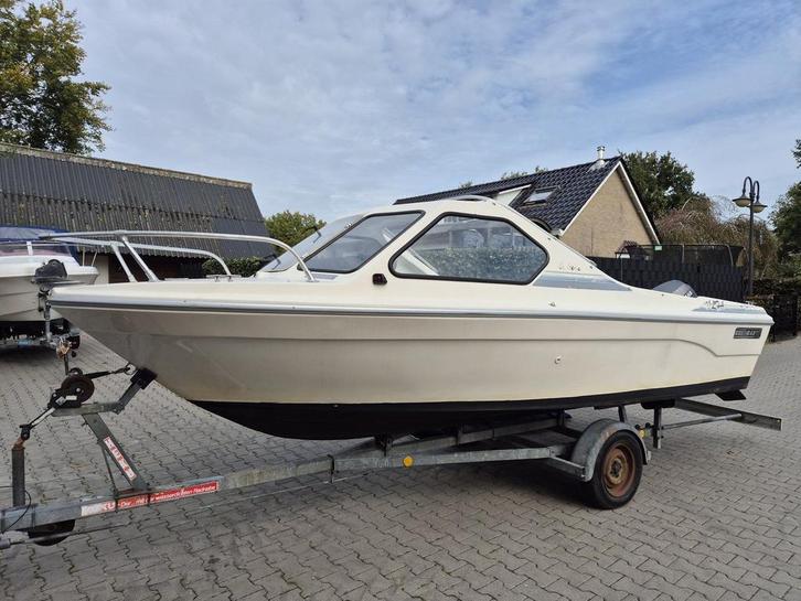 Beekman Alpha 505 Deluxe met 25 pk 4-tact Yamaha, Watersport en Boten, Motorboten en Motorjachten, Gebruikt, Polyester