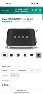Smeg broodrooster met tostiklem, Ophalen of Verzenden, Nieuw