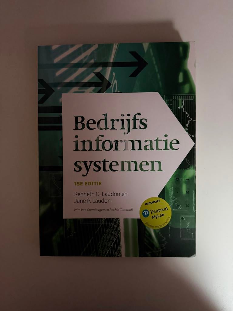 Bedrijfsinformatiesystemen - Kenneth C. Laudon, Ophalen of Verzenden, Beta, Zo goed als nieuw, HBO