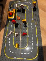 Duplo Wegdelen met Auto en Verkeersborden, Ophalen of Verzenden, Zo goed als nieuw, Losse stenen, Duplo