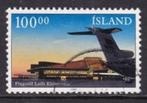 1062 - IJsland michel 664 gestempeld Leif-Eriksson luchthave, Postzegels en Munten, IJsland, Ophalen of Verzenden, Gestempeld