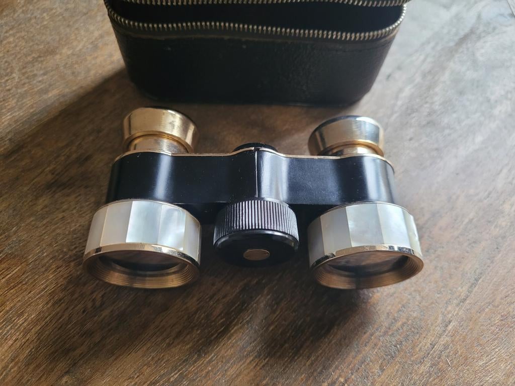 Vintage Horizon 3x Verrekijker met Tas, Audio, Tv en Foto, Optische apparatuur | Verrekijkers, Gebruikt, Minder dan 8x, Met hoes of tas