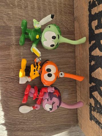 Snorkels poppetjes, ca. 8 cm beschikbaar voor biedingen