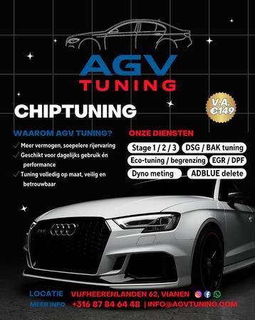 AGV Tuning: Chiptuning en Meer! beschikbaar voor biedingen