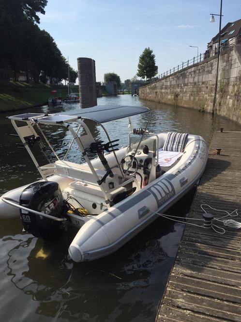 Rib novurania 450 met nieuwe 60 pk parsun, Watersport en Boten, Rubberboten, Minder dan 70 pk, Benzine, Ophalen of Verzenden