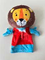 Knuffel handpop, poppenkastpop circus leeuw / Hema, Ophalen of Verzenden, Zo goed als nieuw, Overige typen