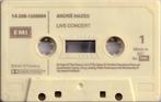 Cassettebandje André Hazes – Live Concert, Cd's en Dvd's, Cassettebandjes, Nederlandstalig, Gebruikt, Ophalen of Verzenden, 1 bandje
